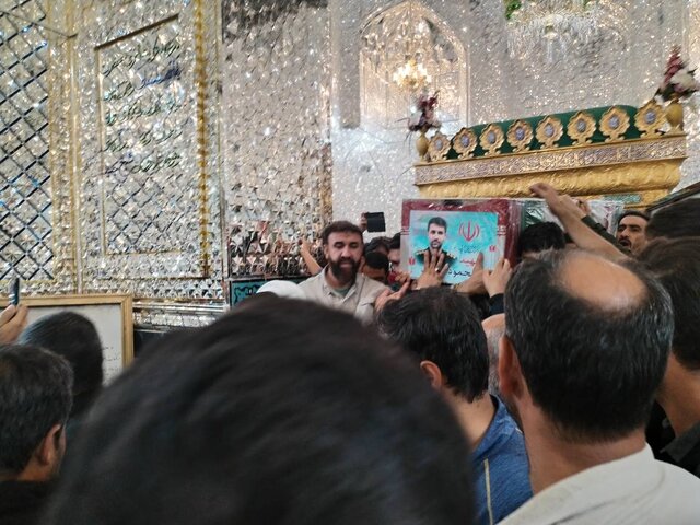 وداع مردم شهرستان پیشوا با شهید مدافع امنیت