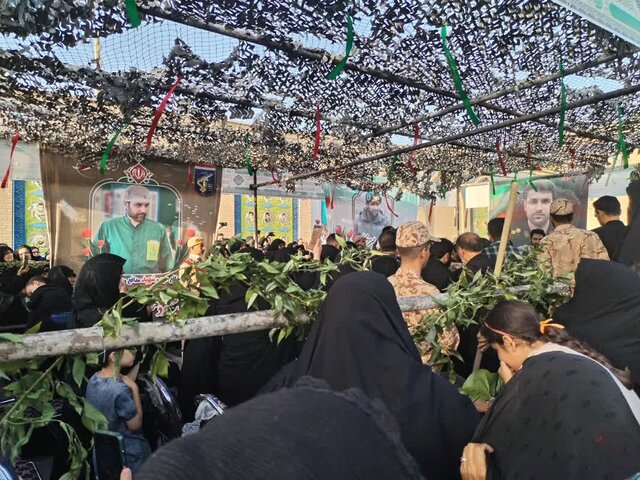 تشییع پیکر شهید عزت و اقتدار در پیشوای ورامین