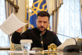 زلنسکی: دفاع روسیه از ایران نشانگر لزوم تحریم بیشتر مسکو است