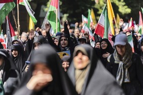 تشییع پیکر مطهر ۵ شهید حمله رژیم صهیونیستی - ساری