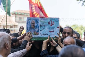 تشییع پیکر مطهر ۵ شهید حمله رژیم صهیونیستی - ساری