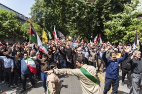 تشییع پیکر مطهر ۵ شهید حمله رژیم صهیونیستی - ساری