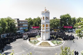 تشییع پیکر مطهر ۵ شهید حمله رژیم صهیونیستی - ساری