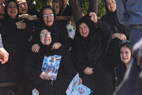 تشییع پیکر مطهر ۵ شهید حمله رژیم صهیونیستی - ساری