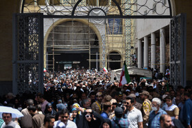 تشییع پیکر شهدا حمله رژیم صهیونیستی در جمعه «خشم و نصر» - اصفهان