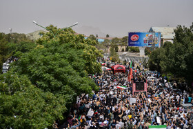تشییع پیکر شهدا حمله رژیم صهیونیستی در جمعه «خشم و نصر» - اصفهان