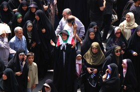 تشییع پیکر شهید تجاوز رژیم منحوس صهیونیستی در همدان