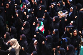تشییع پیکر شهید تجاوز رژیم منحوس صهیونیستی در همدان