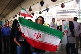 تشییع پیکر شهید تجاوز رژیم منحوس صهیونیستی در همدان