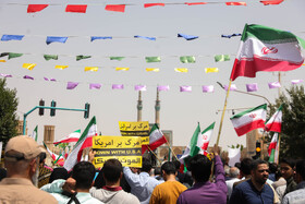 راهپیمایی جمعه خشم و نصر _ یزد