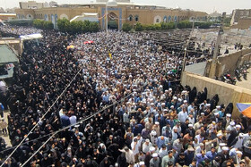 ویدیو/ راهپیمایی نمازگزاران در اعتراض به تجاوزات رژیم صهیونیستی به خاک ایران