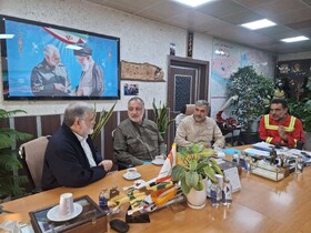 بازدید استاندار و شهردار تهران از اداره مرکزی سازمان آتش نشانی و خدمات ایمنی پایتخت