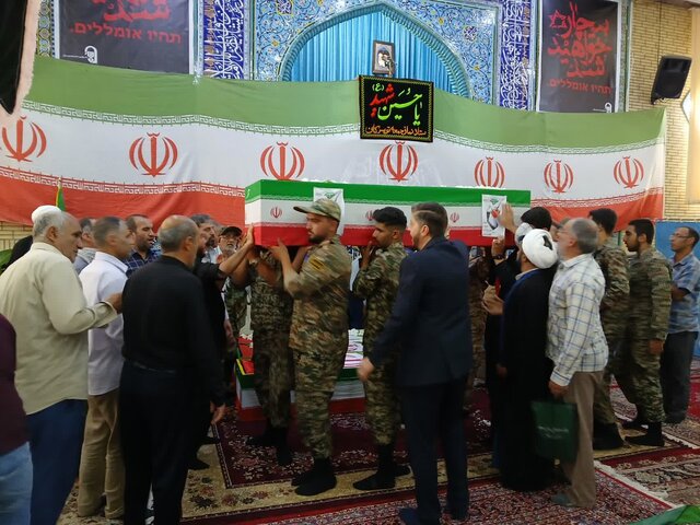 تشییع پیکر شهدای تجاوز رژیم صهیونیستی در تویسرکان