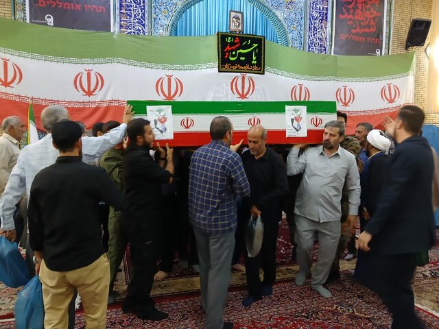 تشییع پیکر شهدای تجاوز رژیم صهیونیستی در تویسرکان