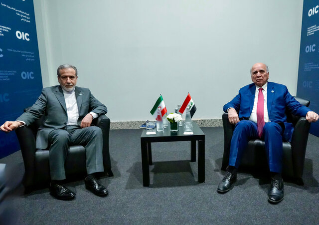 تاکید فؤاد حسین بر ضرورت توقف فوری حملات رژیم صهیونیستی به ایران در دیدار با عراقچی