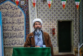 حجت الاسلام والمسلمین رفیعی مدیرکل تبلیغات اسلامی خراسان شمالی در همایش بزرگ «تجدید بیعت با ولی» استان خراسان شمالی