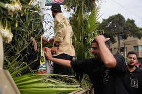 وداع بابلی‌ها با پنجمین شهید مدافع وطن و راه قدس