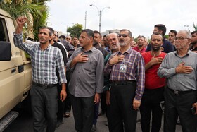 وداع بابلی‌ها با پنجمین شهید مدافع وطن و راه قدس