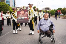 وداع بابلی‌ها با پنجمین شهید مدافع وطن و راه قدس