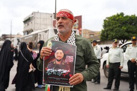 وداع بابلی‌ها با پنجمین شهید مدافع وطن و راه قدس