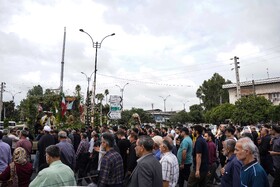 وداع بابلی‌ها با پنجمین شهید مدافع وطن و راه قدس