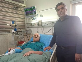 عیادت مدیرعامل صندوق حمایت از قهرمانان از پیشکسوت والیبال