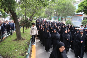 تشییع پیکر امیرسرتیپ دوم علی پیری از شهدای مدافع وطن در اردبیل