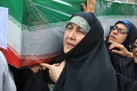 تشییع پیکر دو شهید تجاوزهای رژیم صهیونیستی در تهران