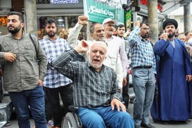تشییع پیکر شهدای تجاوز رژیم صهیونیستی در قائم شهر