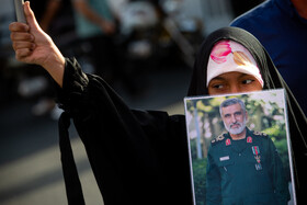 تجمع مردمی در محکومیت تجاوز آمریکا و اعلام انزجار از ترامپ