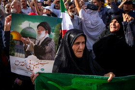 تجمع مردمی در محکومیت تجاوز آمریکا و اعلام انزجار از ترامپ