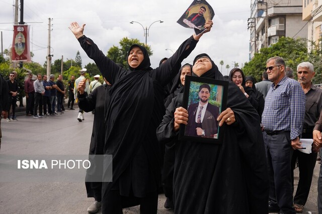 پیکر سرباز وطن، پنجمین شهید راه قدس در بابل تشییع شد