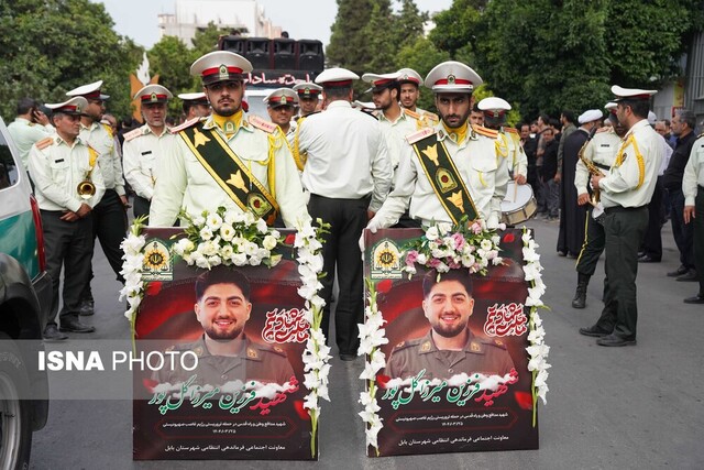 پیکر سرباز وطن، پنجمین شهید راه قدس در بابل تشییع شد