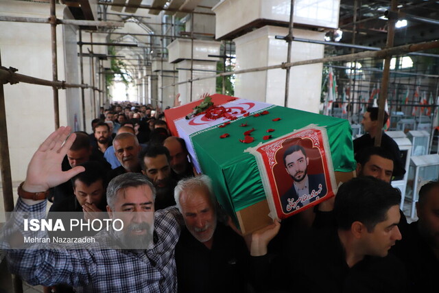 تشییع جمعی از شهدای تجاوز رژیم صهیونیستی در تبریز