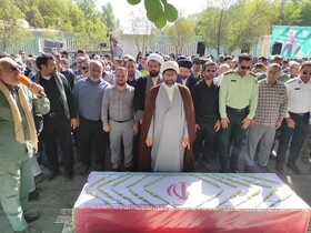 پیکر پاک پاسدار شهید «مصطفی خزاعی» در دزفول تشییع شد