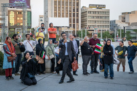اجرای موسیقی آذری در میدان هفت تیر