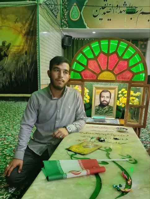 عکس محمدحسین سواری پیش از شهادت تشییع پیکر اولین شهید ورزشکار خوزستان در پی تجاوز رژیم صهیونیستی