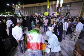 اجتماع بزرگ دانشجویی و مردمی همدان در حمایت از نیروهای مسلح