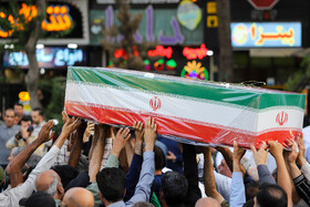 تشییع پیکر شهدای تجاوز رژیم صهیونیستی - اصفهان