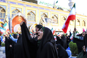 تجمع مردمی حمایت از پیروزی نیروهای مسلح در گلزار شهدای کرمان