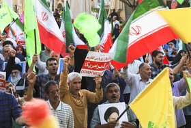 تجمع مردمی حمایت از پیروزی نیروهای مسلح در گلزار شهدای کرمان