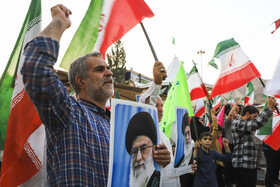 تجمع مردمی حمایت از پیروزی نیروهای مسلح در گلزار شهدای کرمان