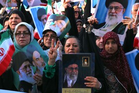 تجمع مردمی بشارت فتح در همدان