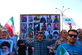 تجمع مردمی بشارت فتح در همدان