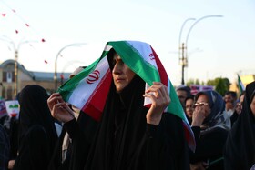 تجمع سراسری حمایت از نیروهای مسلح در اجرای عملیات غرورآفرین «بشارت فتح» - همدان