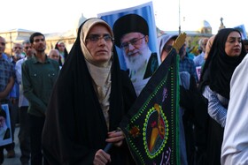 تجمع مردمی بشارت فتح در همدان