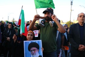 تجمع مردمی بشارت فتح در همدان