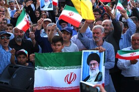 تجمع مردمی بشارت فتح در همدان