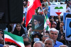 تجمع مردمی بشارت فتح در همدان