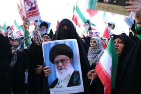 تجمع مردمی بشارت فتح در همدان